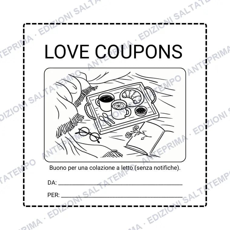 I Love Coupons da ritagliare